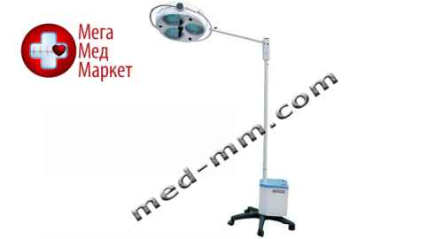 Купить Светильник операционный L2000-3E трехрефлекторный передвижной (аварийное питание) цена, характеристики, отзывы